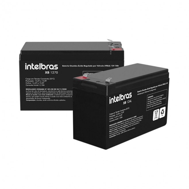 BATERIA 12V 7AH PARA NOBREAK XB 1270 - INSTRUFIBER