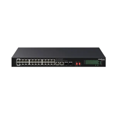 SWITCH 24 PORTAS FAST POE+2 PORTAS SFP S1126F HPA INTELBRAS - INSTRUFIBER