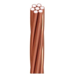 Cabo Cobreado Nú 16mm Aterramento / SPDA Coopersteel - INSTRUFIBER