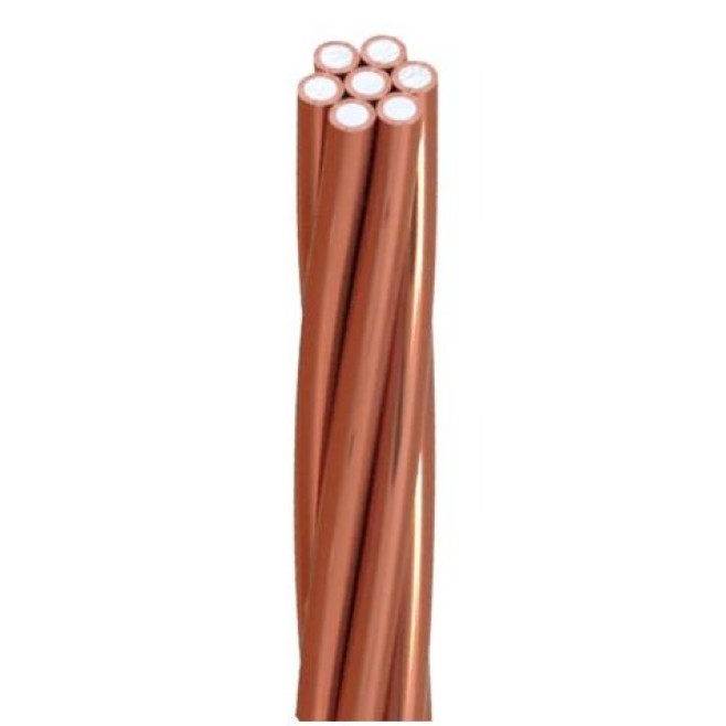 Cabo Cobreado Nú 35mm p/ Aterramento / SPDA Coopersteel - INSTRUFIBER Cabo Cobreado Nú 35mm p/ Aterramento / SPDA Coopersteel - INSTRUFIBER