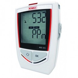 Datalogger Temperatura, Umidade, Pressão Barométrica E Co2 - INSTRUFIBER