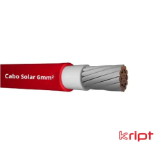 Cabo Solar 6mm² Vermelho Kript (Vendido no metro) - INSTRUFIBER