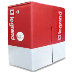 CABO DE REDE UTP CAT6 23AWG LSZH AZUL 305M LEGRAND - INSTRUFIBER