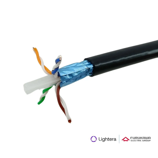 Cabo de Rede CAT6 Blindado Externo F/UTP CMX Gigalan Furukawa 23360045 - INSTRUFIBER