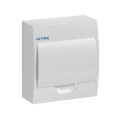 Quadro de Distribuição Sobrepor 8 DIN Lukma - INSTRUFIBER