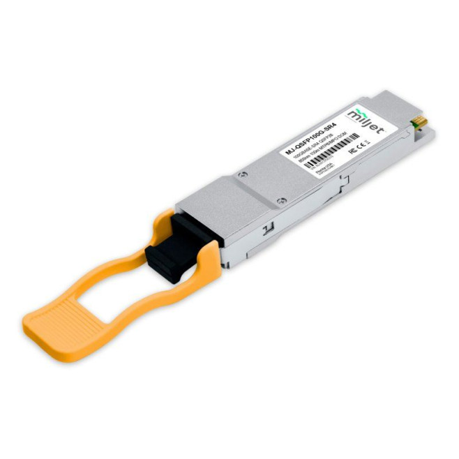 Transceptor Óptico Miljet 100GBASE-SR4 QSFP28 850nm 100m MMF MTP/MPO DDM  - INSTRUFIBER