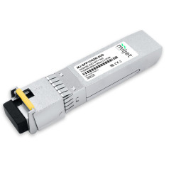 Transceptor Óptico Miljet 10GBASE-BXD ZR SFP+ BiDi, Tx1550/Rx1490nm 100km LC SMF DDM - INSTRUFIBER