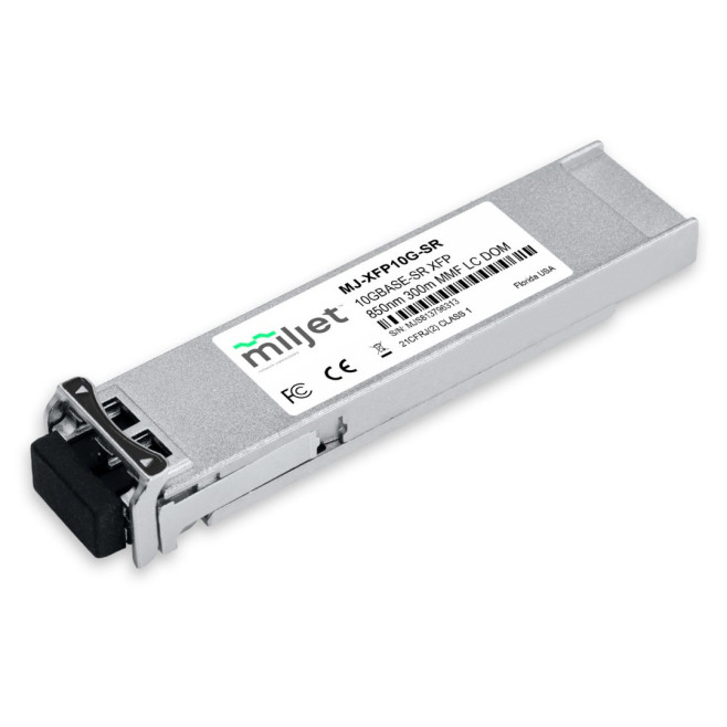 Transceptor Óptico Miljet 10GBASE-SR XFP 850nm 300m MMF LC DDM DUPLEX - INSTRUFIBER