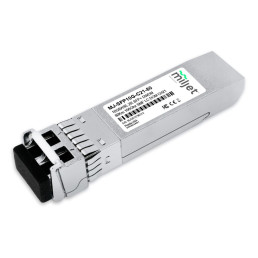 Transceptor Óptico Miljet 10GBASE-ZR SFP+, CH25 DWDM, 100km 100GHz, EML Laser 1557.36nm, DDM SMF, LC Duplex - INSTRUFIBER