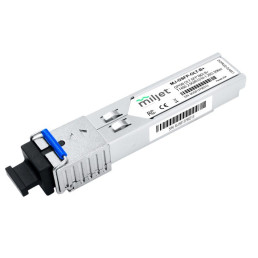Transceptor Óptico Miljet GPON OLT SFP C++ BiDi Tx1490nm 2.5G/Rx1310nm 1.25G SC/UPC 20KM - INSTRUFIBER