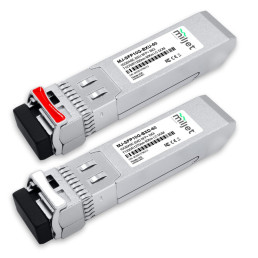 Transceptor Óptico Miljet Kit Par 10GBASE-BX SFP+ BiDi 60km LC DOM - INSTRUFIBER