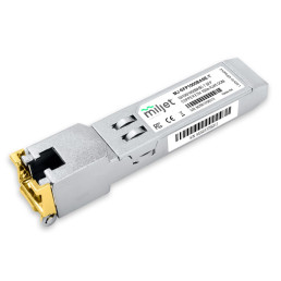 Transceptor Óptico Miljet SFP, 10/100/1000BASE-T, COPPER ETH 100M RJ45 DDM - INSTRUFIBER