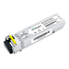 Transceptor Óptico Miljet SFP, 1000BASE-EZX BiDi, Tx1550/Rx1490nm, 160km LC SMF DOM - INSTRUFIBER
