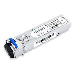 Transceptor Óptico Miljet SFP, 1000BASE-BXU BiDi Tx1310/Rx1550nm 20km LC DOM - INSTRUFIBER