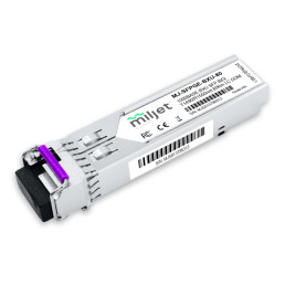 Transceptor Óptico Miljet SFP, 1000BASE-EZX BiDi, Tx1490/Rx1550nm 190km LC SMF DOM - INSTRUFIBER