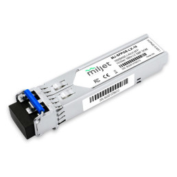 Transceptor Óptico Miljet SFP, 1000BASE-LX/LH 1310nm 10km LC SMF DDM DUPLEX - INSTRUFIBER
