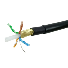 Cabo de Rede CAT6 Blindado Externo Dupla Capa CM F/UTP MPT - INSTRUFIBER