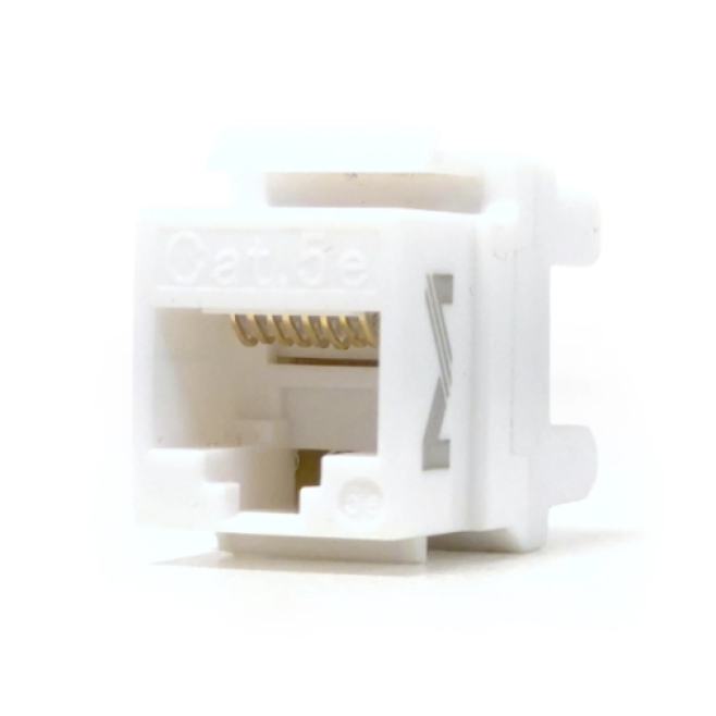  CONECTOR KEYSTONE 180° CAT5e RJ45 - INSTRUFIBER
