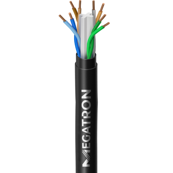 CABO DE REDE CAT 6 U/UTP 4Px23 AWG DUPLA CAPA - INSTRUFIBER