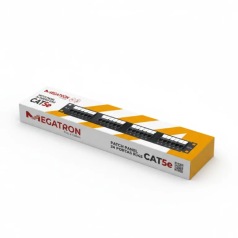 PATCH PANEL CAT 5e – 24 PORTAS - INSTRUFIBER