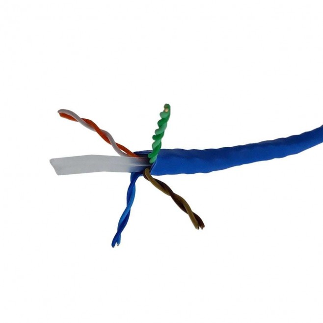 Cabo de Rede CAT6 Azul CM UTP - INSTRUFIBER