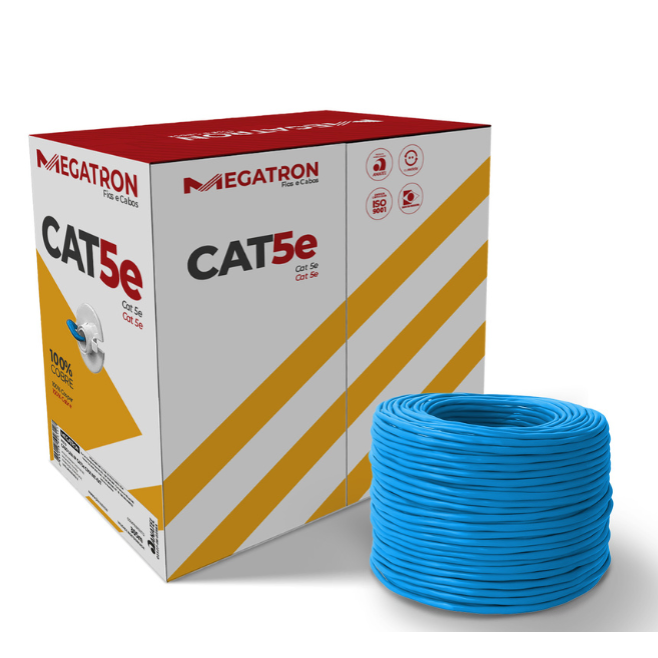 CABO DE REDE CAT 5e U/UTP 4Px24 AWG - INSTRUFIBER