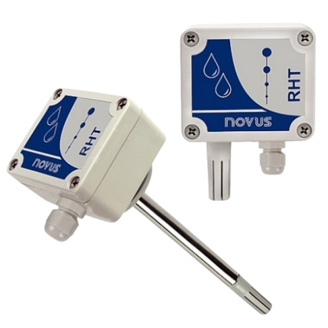 TRANSMISSOR DE TEMPERATURA E UMIDADE - RHT CLIMATE - INSTRUFIBER