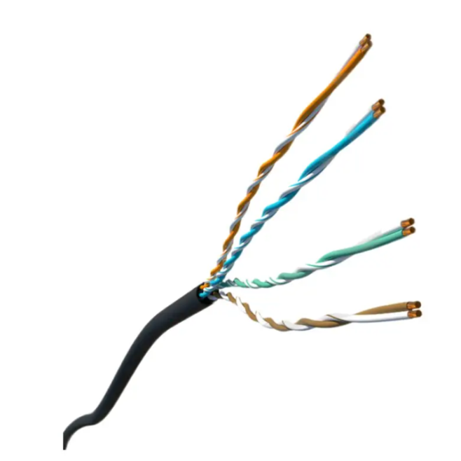 CABO DE REDE UTP CAT5E 24AWG CMX PRETO I/O 305M - NEXANS - INSTRUFIBER