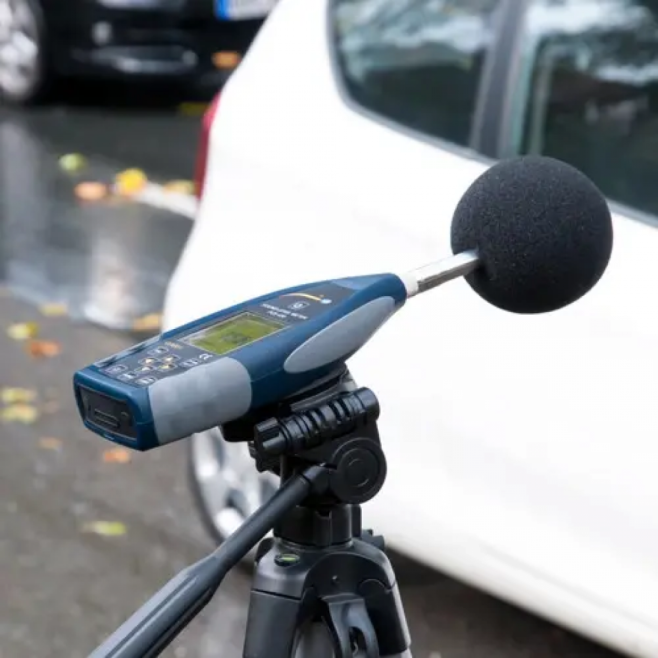 Sonômetro com kit para medições em exteriores - INSTRUFIBER