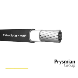 Cabo Solar 4mm² Preto Prysmian (Vendido no metro) - INSTRUFIBER