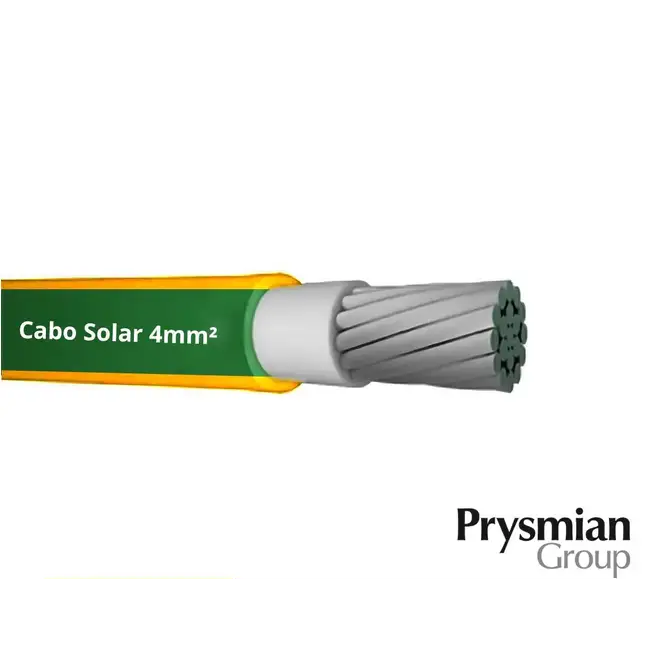 Cabo Solar 4mm² Verde/Amarelo Prysmian (Vendido no metro) - INSTRUFIBER
