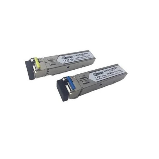 Transceiver PAR DE SFP 1.25G BIDI MONOMODO TX/RX 1490/1550NM 80KM LC DDM - INSTRUFIBER