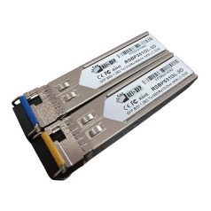 Transceiver  PAR DE SFP 1.25G BIDI MONOMODO TX/RX 1310/1550NM 3KM LC DDM - INSTRUFIBER