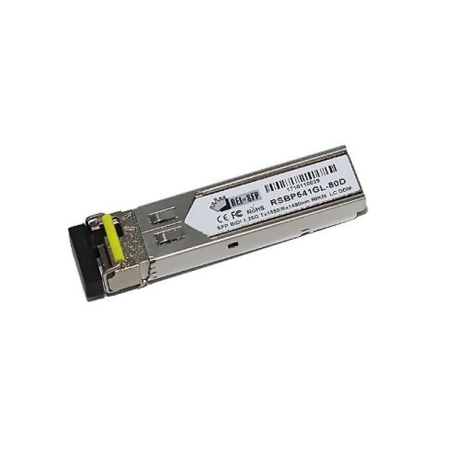 Transceiver SFP 1.25G BIDI WDM MONOMODO TX1550NM RX1490NM 80KM LC DDM - INSTRUFIBER