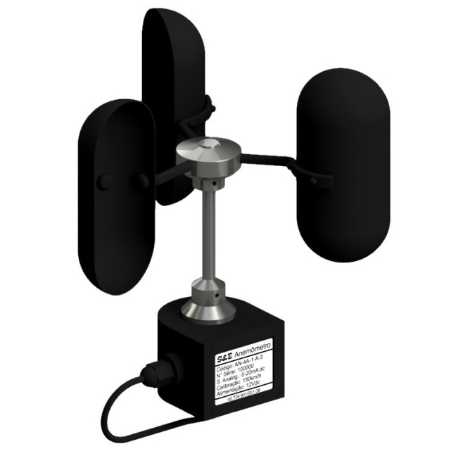 ANEMÔMETRO ESTACIONÁRIO AN4A - INSTRUFIBER