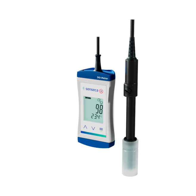 Oxímetro Digital Portátil à Prova d'Água Senseca ECO 531 com Sensor - INSTRUFIBER