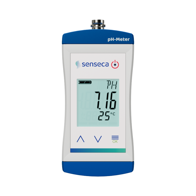 pHmetro Digital Portátil à Prova d'Água Senseca ECO 510 - INSTRUFIBER