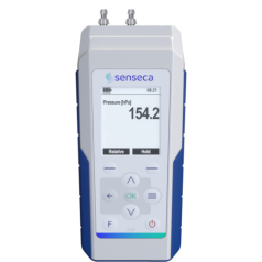 Manômetro de Pressão Diferencial Digital Portátil Senseca PRO 21x com Display Gráfico - INSTRUFIBER