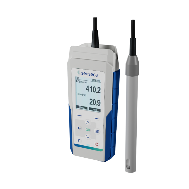 Condutivímetro Digital Portátil de Alta Precisão Senseca PRO52x com Display Gráfico - INSTRUFIBER