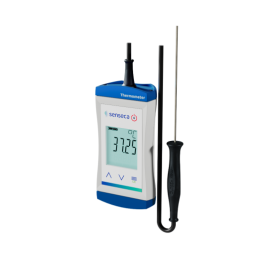 Termômetro Digital Portátil com Sonda de Imersão e Alarme Senseca ECO 121-3 - INSTRUFIBER