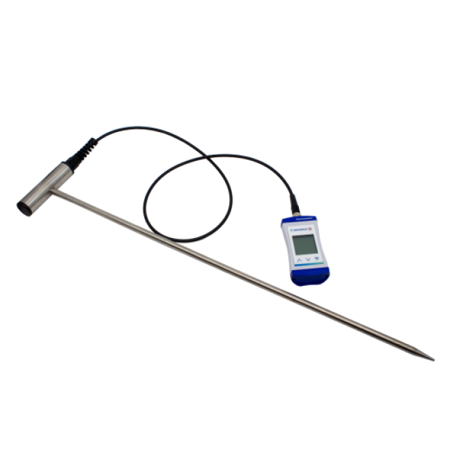Termômetro Digital Portátil Robustecido para Solo e Compostagem Senseca ECO 120-SoilTemp - INSTRUFIBER