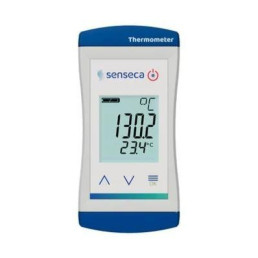 Termômetro Digital Portátil Termopar de 2 Canais Senseca ECO 130.2 com Alarme - INSTRUFIBER