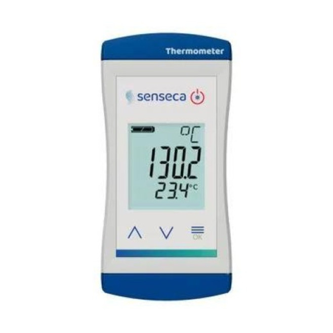 Termômetro Digital Portátil Termopar de 2 Canais Senseca ECO 130.2 com Alarme - INSTRUFIBER