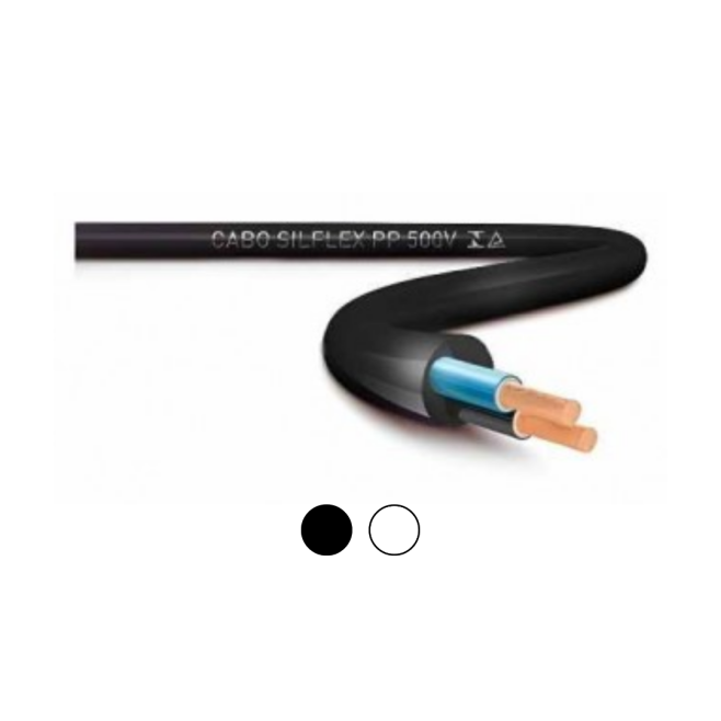Cabo Silflex PP 2x0,75mm² 500 V - INSTRUFIBER 