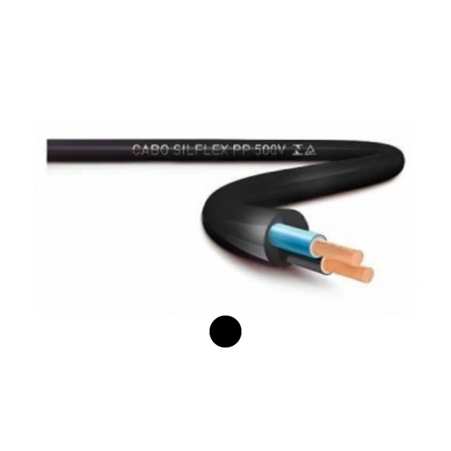 Cabo Silflex PP 2x4mm² 500 V - INSTRUFIBER
