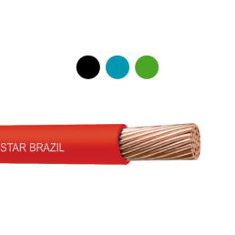 Cabo Rígido 450/750v 10mm² (ROLO DE 100 METROS) - INSTRUFIBER