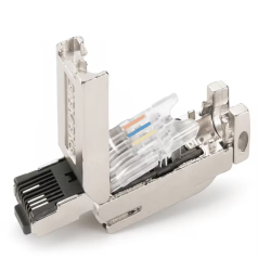 CONECTOR DE DADOS ETHERNET RJ45 2X2 180 GRAUS 6GK1901-1BB10-2AA0 SIEMENS - INSTRUFIBER
