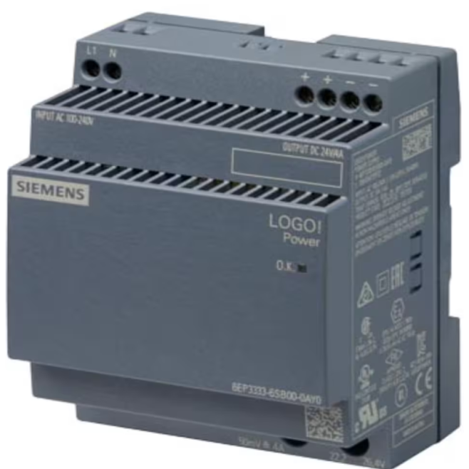 FONTE DE ALIMENTACAO LOGO POWER 24V/4A 6EP3333-6SB00-0AY0 SIEMENS - INSTRUFIBER