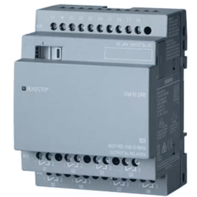 MODULO DE EXPANSAO LOGO DM16 24R 8DI 8DO 24VCA/CC 6ED1055-1NB10-0BA2 - INSTRUFIBER