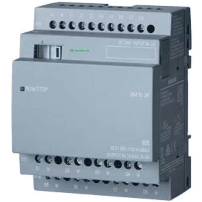 MODULO DE EXPANSAO LOGO DM 16 24VCC 8DI 8DO 6ED1055-1CB10-0BA2 - INSTRUFIBER